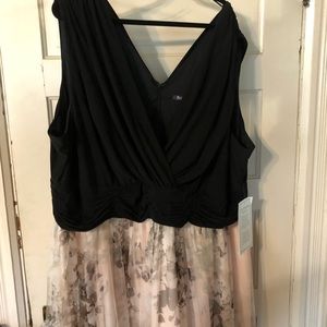 Roamans Size 34W high low formal dress.
